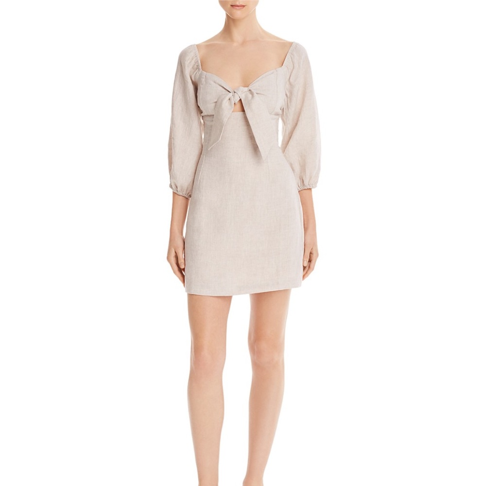 Suboo Relvolve Womens Wanderer Tie front Mini Dress Sz 4
